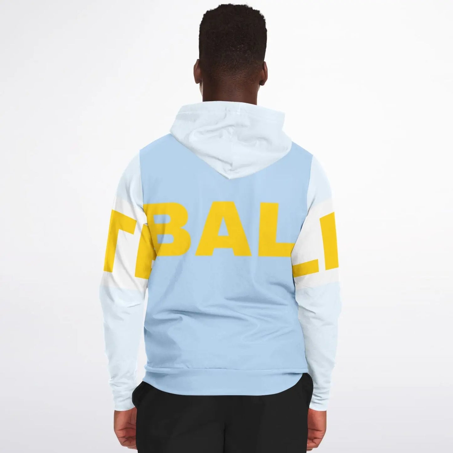 Duntalk "Beyond" Basketball Athletic Zip-Up Hoodie - Yellow Subliminator