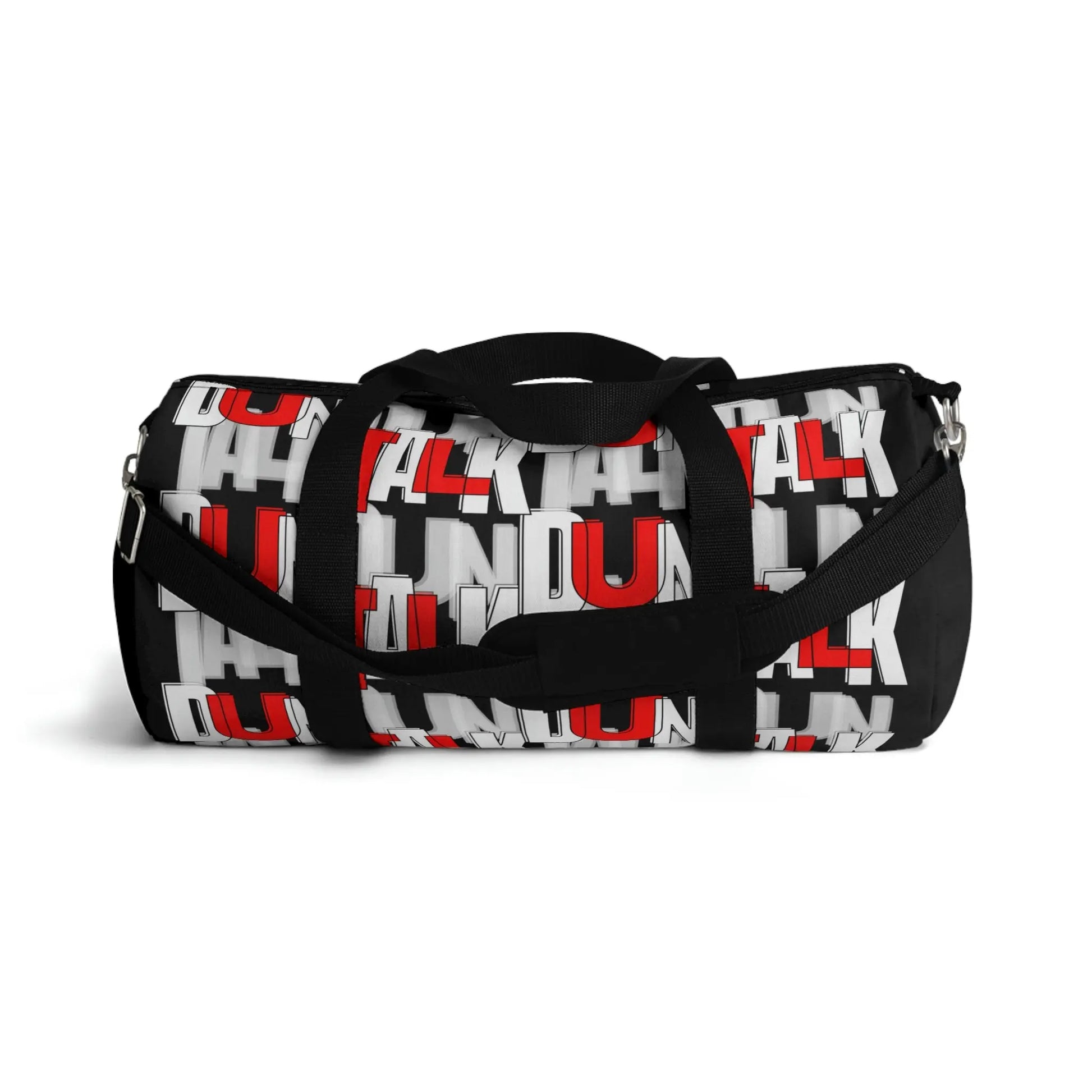 Duntalk "Signature" Canvas Duffle Bag - Red/Black Printify