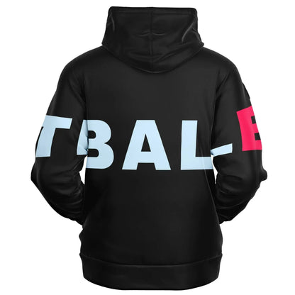 Duntalk "Beyond" Basketball Athletic Zip-Up Hoodie - Black Subliminator