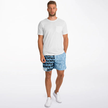 Duntalk "Baller" Basketball Mid Shorts - Baby Blue