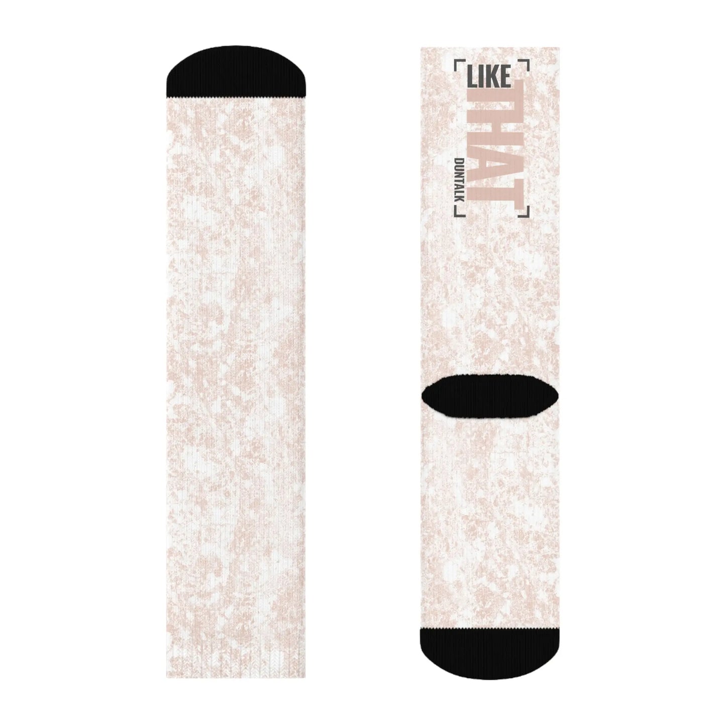 Duntalk "Like That" Basketball Socks Printify