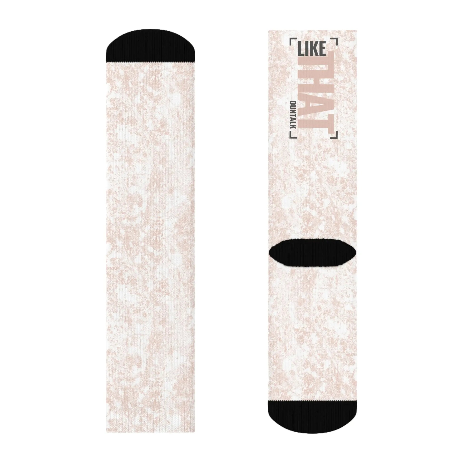 Duntalk "Like That" Basketball Socks Printify