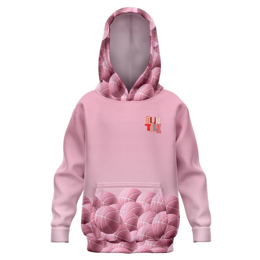 Duntalk "All Net" Basketball Youth Hoodie - Pink Subliminator