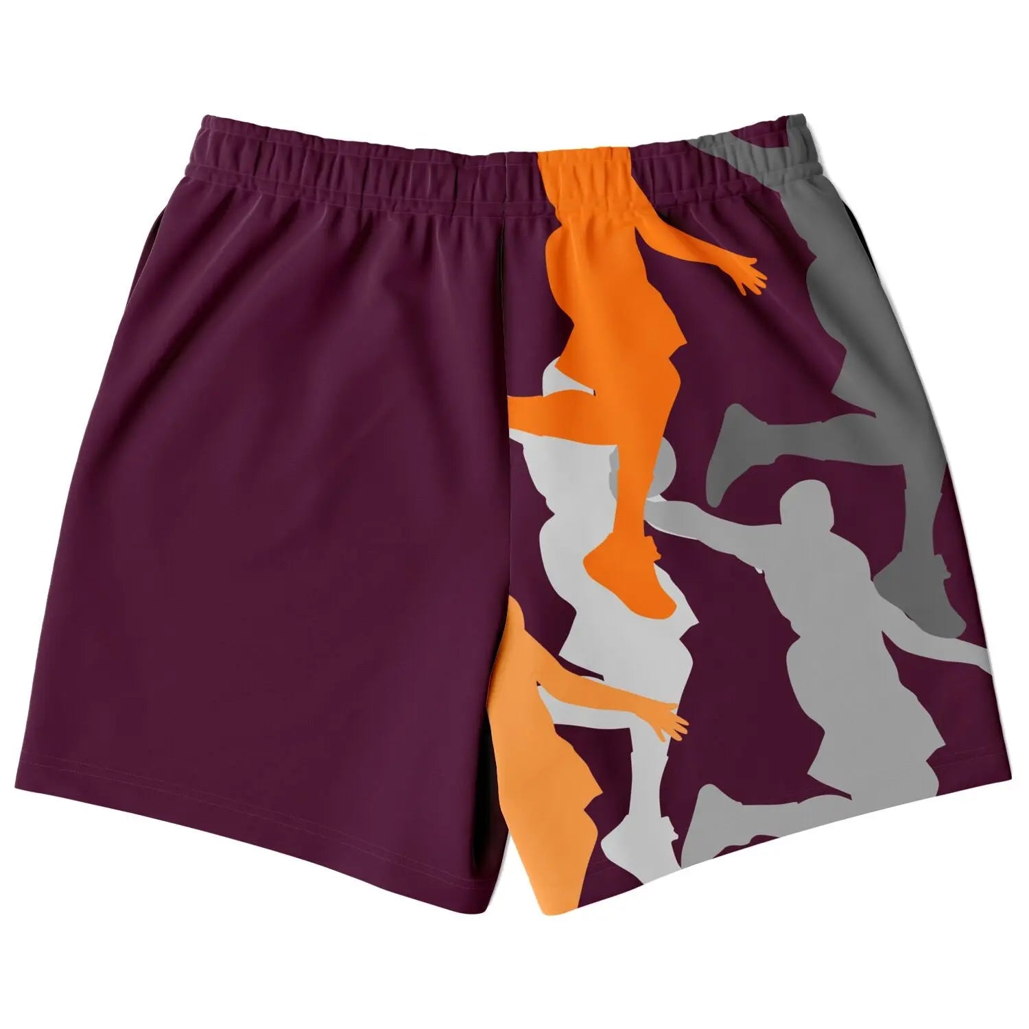 Duntalk "Head Top" Basketball Mid Shorts - Red Subliminator