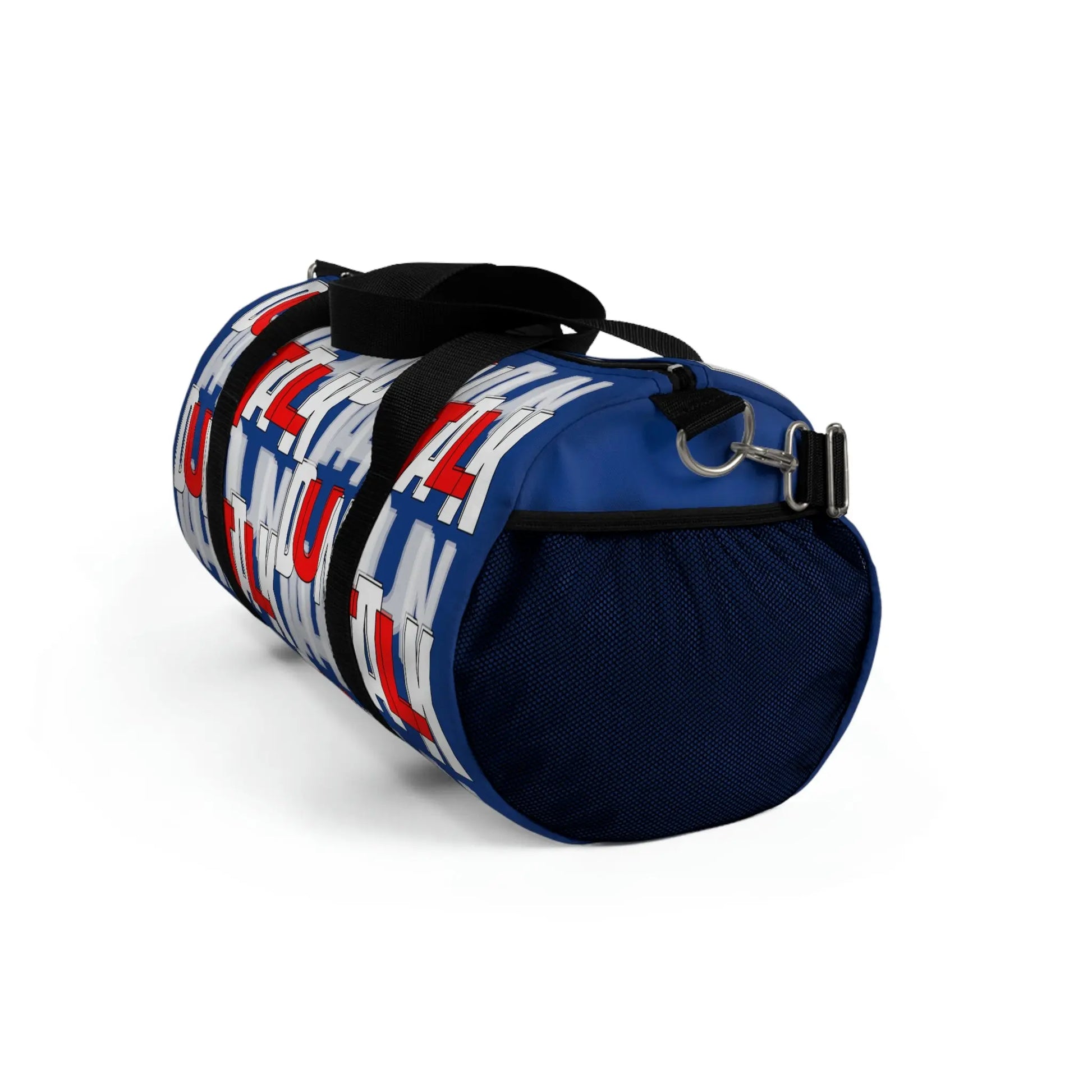 Duntalk "Signature" Canvas Duffle Bag - Blue/Black Printify