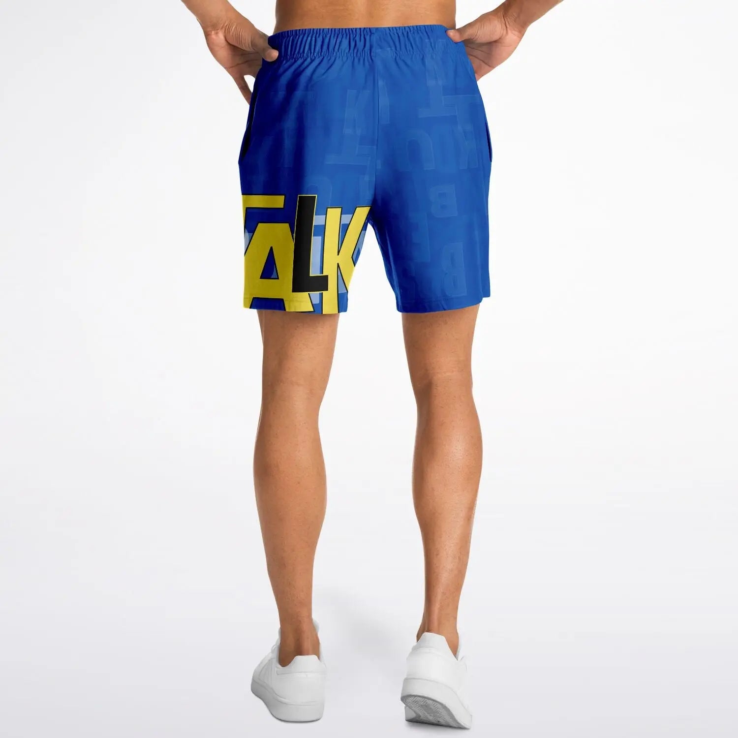 Duntalk "Ball IQ" Basketball Mid Shorts - Blue Subliminator